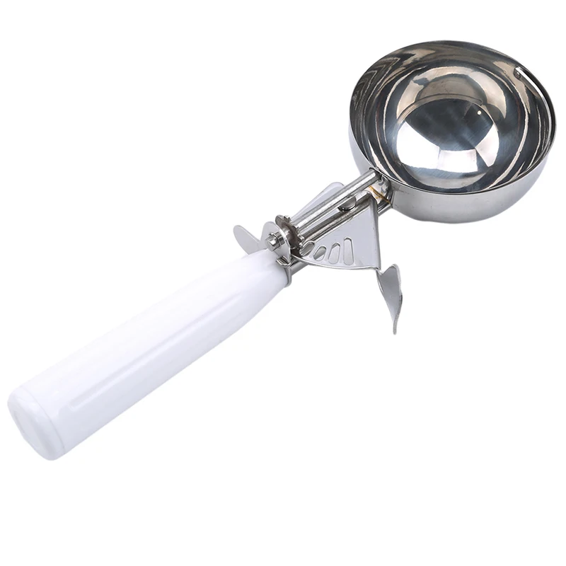 

Stainless Steel + Pp Material Ice Cube Ball Making Dip Ball Ice Cream Spoon Kitchen Tools 4 Colors Optional 2019 New Style