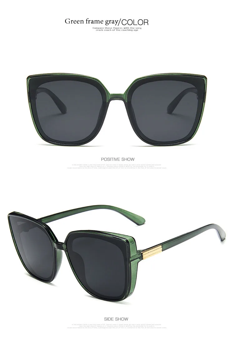 

2021 Vintage Sunglasses Women 2020 High Quality Retro Brand Design Sunglasses Women Square Glasses Women / Men zonnebril dames
