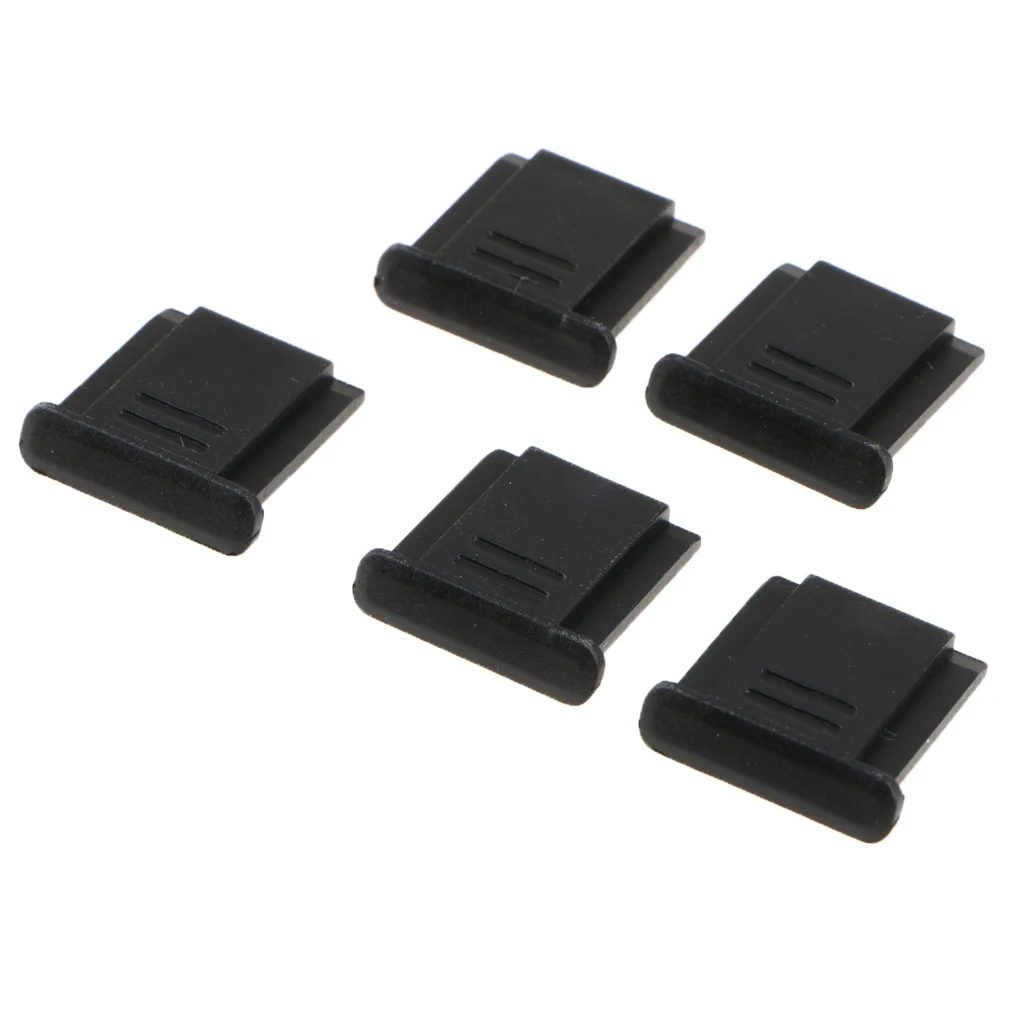 

5 Pcs Plastic Hot Shoe Hotshoe Protector Cover Cap for Nikon/Pentax/Canon