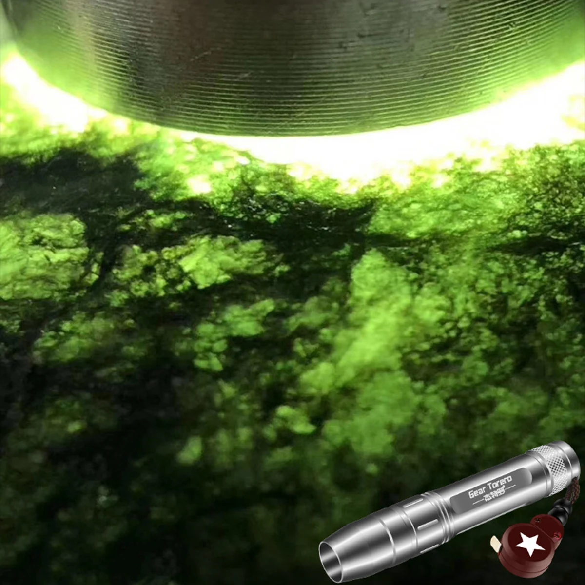 3 в 1 СВЕТОДИОДНЫЙ УФ-фонарь с нефритом/драгоценным камнем/идентификацией