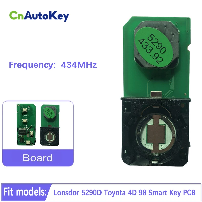 

Lonsdor 5290D 434MHz FSK Toyota 4D 98 Smart Key PCB