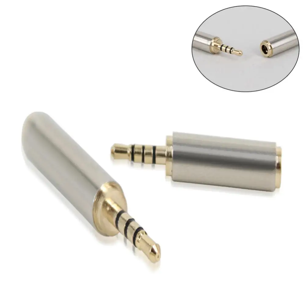 

2.5mm to 3.5mm / 3.5 mm to 2.5 mm Adapter Converter Stereo Audio Headphone Earphone Microphone Jack High Quality Metal