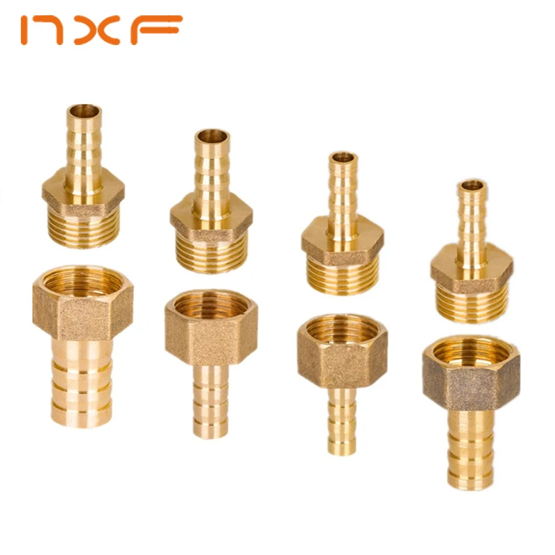 

Brass Pipe Fitting 6mm 8mm 10mm 12mm 14mm 16mm 19mm Hose Barb Tail 1/2" BSP Male Female Connector Joint Copper Coupler Adapter