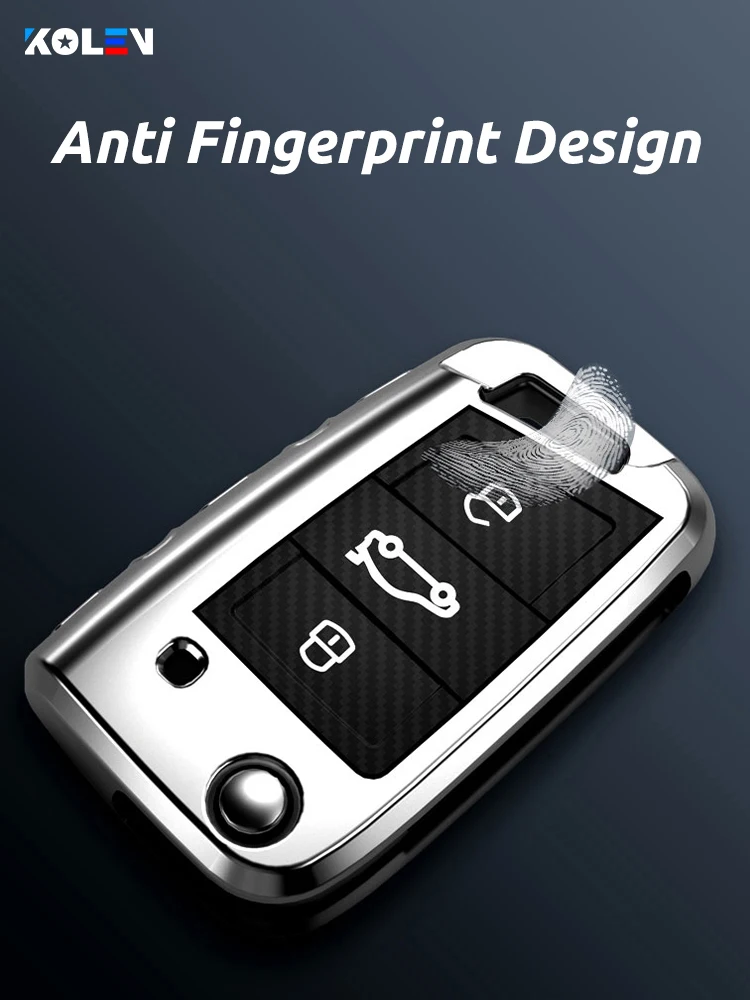 Чехол для автомобильного ключа чехол из углеродного волокна VW Volkswagen Golf 7 MK7