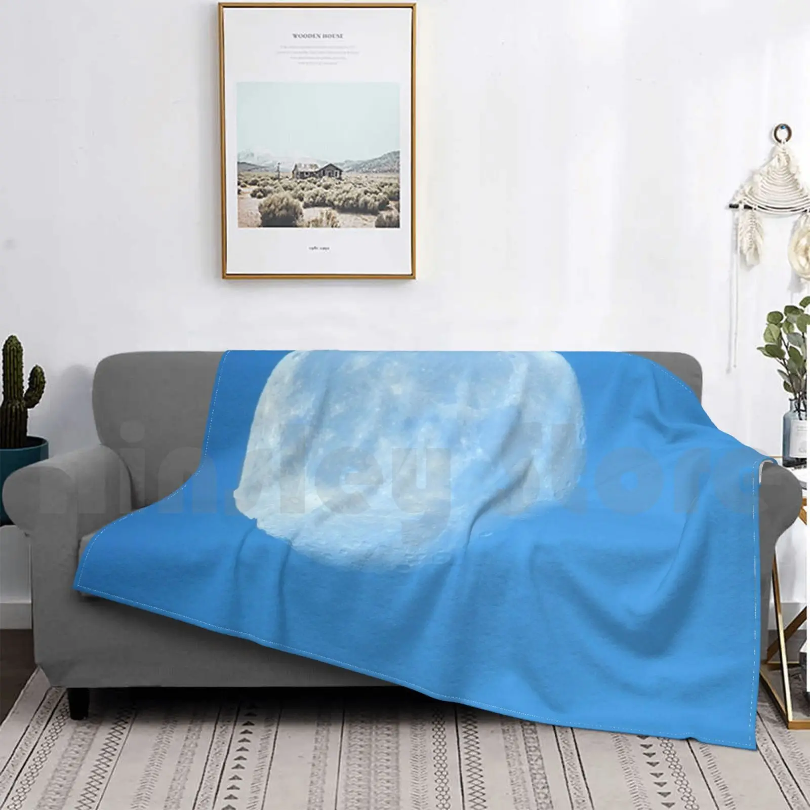 

Модное одеяло на заказ Луна луна