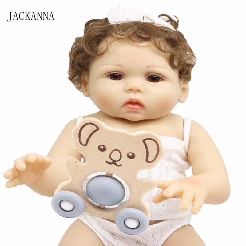 Коала деревянный Прорезыватель для зубов детский игровой силиконовый