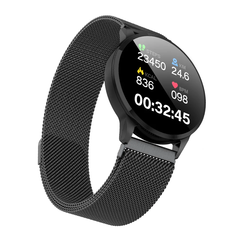 Greentiger Новые смарт-часы для фитнеса для женщин монитор сердечного ритма Bluetooth Шагомер сенсорный Интеллектуальный спортивный Smartwatch VS L5 L7 F8