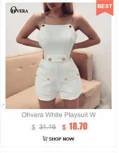 Ohvera KylieJenner, вечерние, сексуальные, с блестками, облегающие комбинезоны для женщин,, короткие, для подвижных игр, женские комбинезоны, женский комбинезон