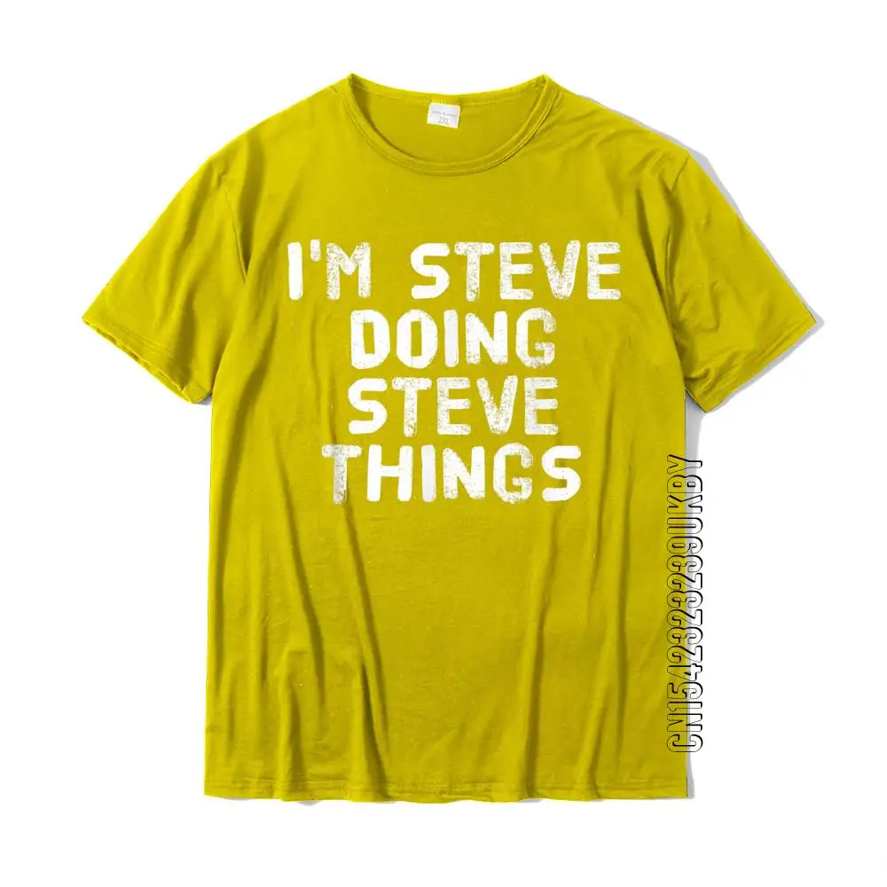 Я Стив делаю вещи рубашка женские хлопковые топы футболки индивидуальная скидка