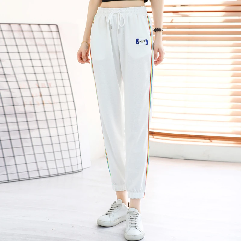 

Ice silk Leggings women's 2021 summer new loose pants women's Harem Pants summer thin pants women's pants
