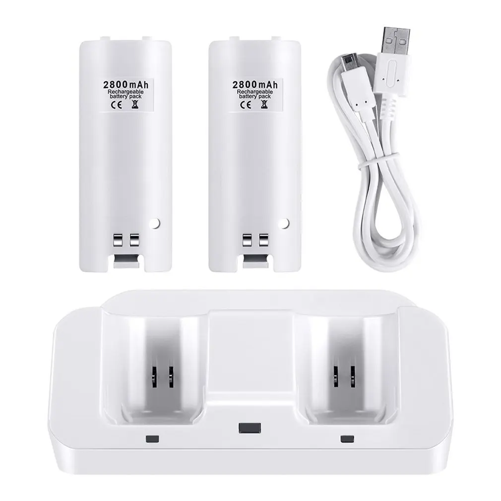 3 in1 with 2 Battery 4 в 1 для wii U зарядная станция для wii U контроллер wii зарядная станция с 4 для wii батареи горячая распродажа - Цвет: 3 in1 with 2 Battery