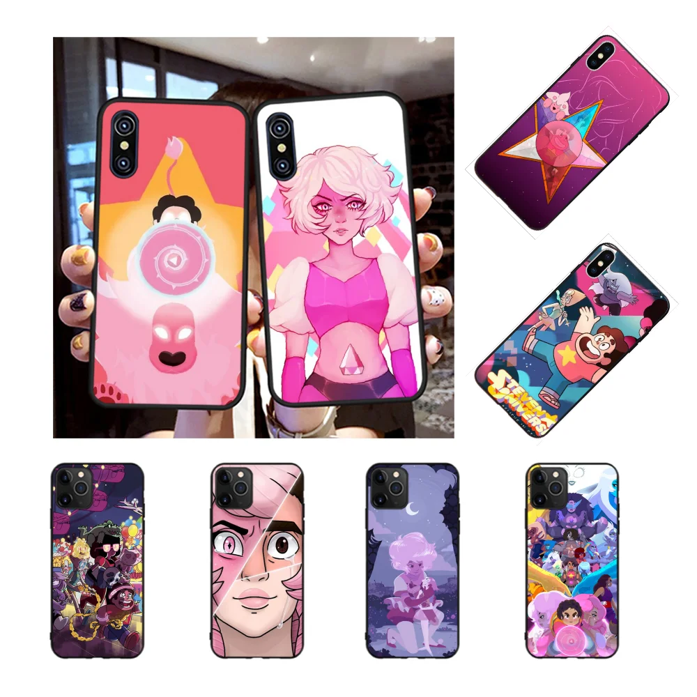 NBDRUICAI мультфильм Стивен Вселенная DIY Печать чехол для телефона iPhone 11 pro XS MAX 8 7 6 6S Plus