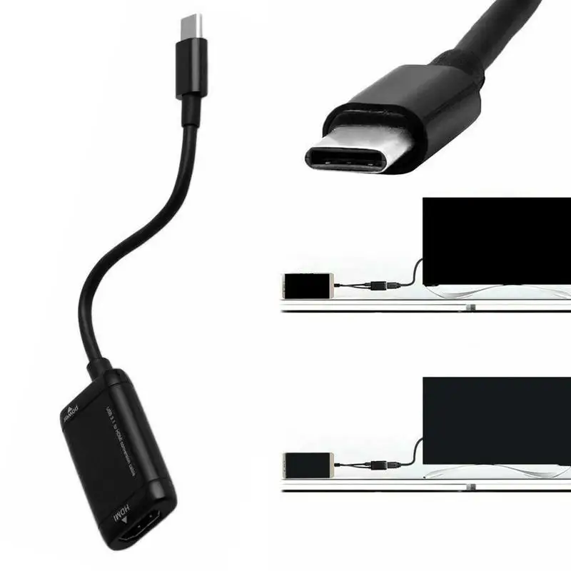 Eastvita 1080p Male-to-female Converter Cable Hdmi Usb-c Usb 3.1 C-type Usb-c-to Adapter R25 For Mobile Computers |
