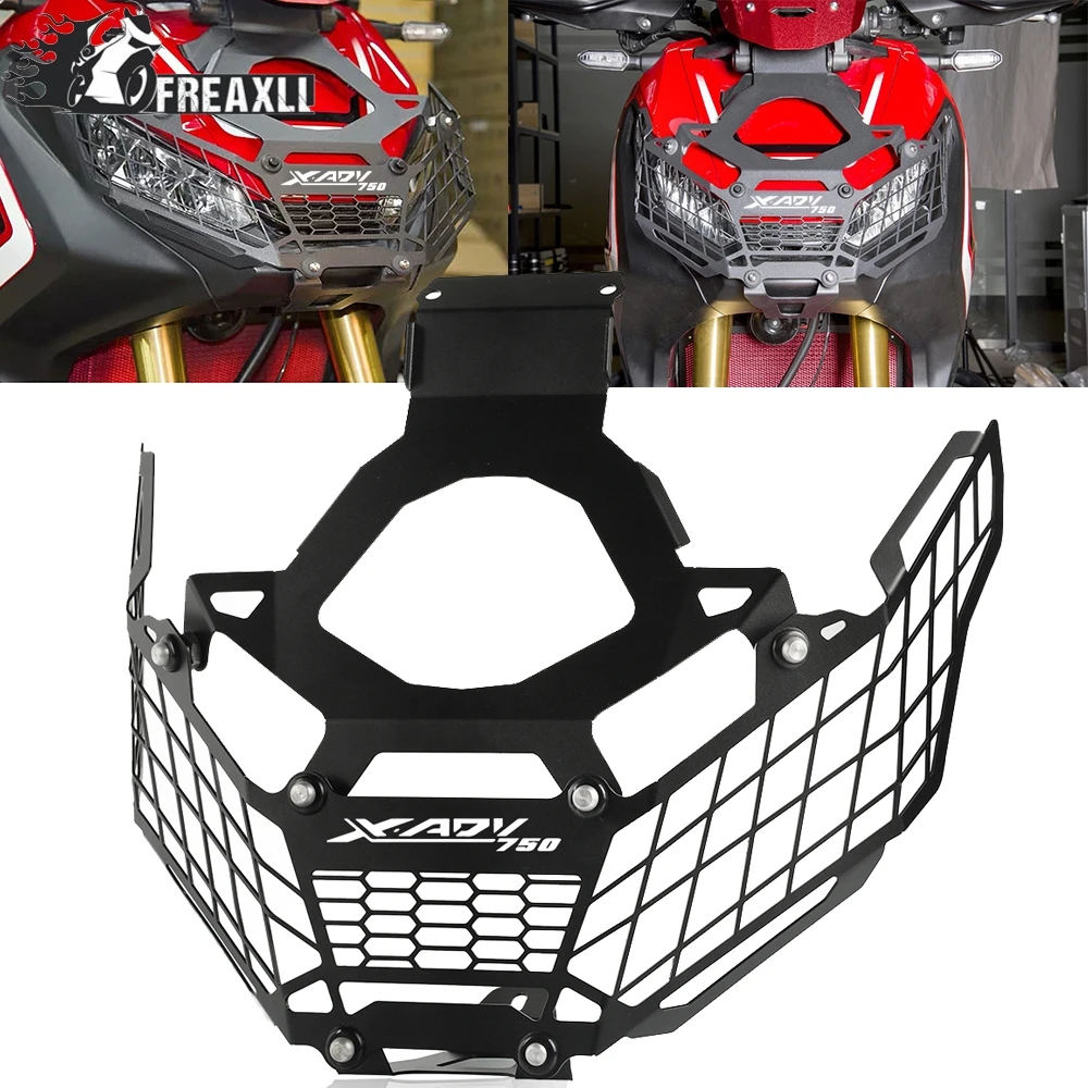 

For Honda X ADV XADV X-ADV 750 2017 2018 2019 2020 Motorcycle modification Headlight Head light Grille Guard Cover Protector