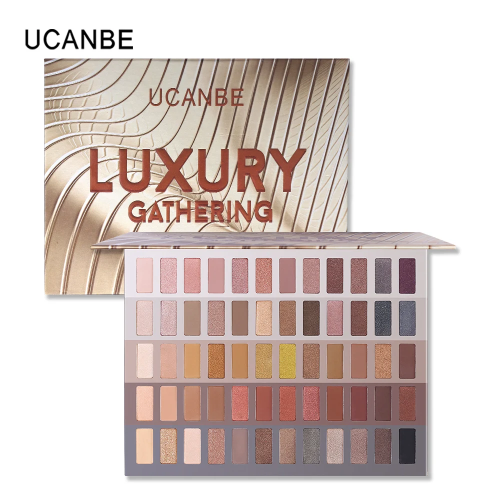 

Ucanbe Luxury Gathering 60 Colors Eyeshadow Palette Shimmer Makeup palette Smoky Pigment Matte Shadows Fashion Beauty Cosmetics