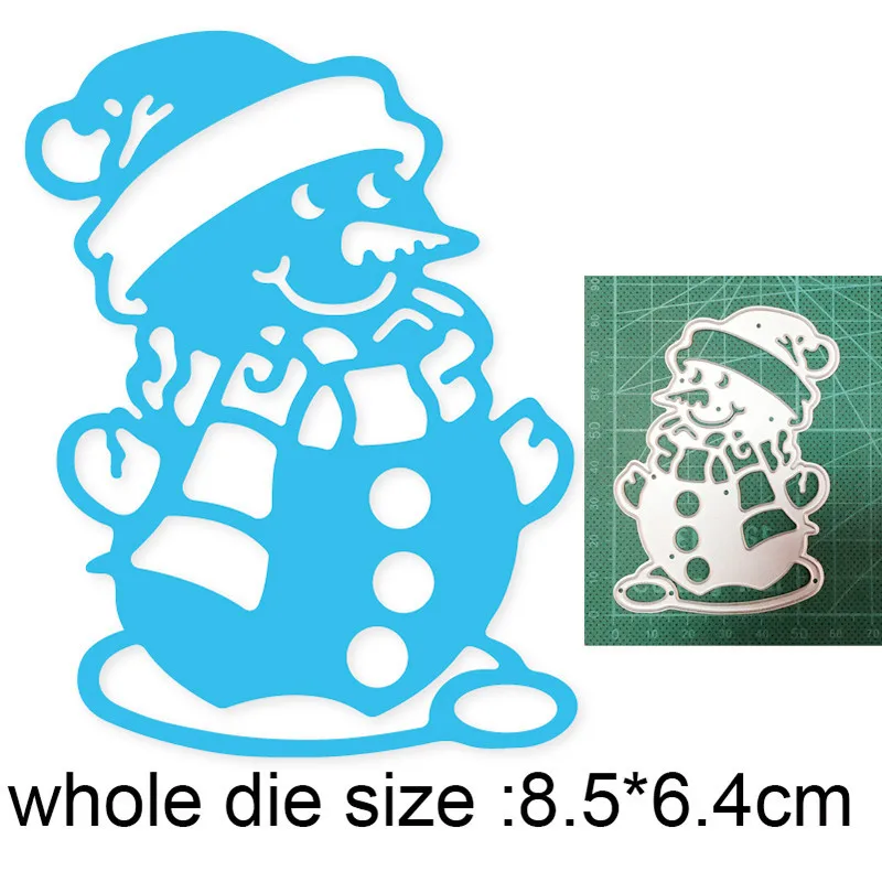 

Cutting dies Snowman New 2021 Metal Cutting Dies for DIY Scrapbooking Paper and Card Making Decorative Embossing Dies Craft dies