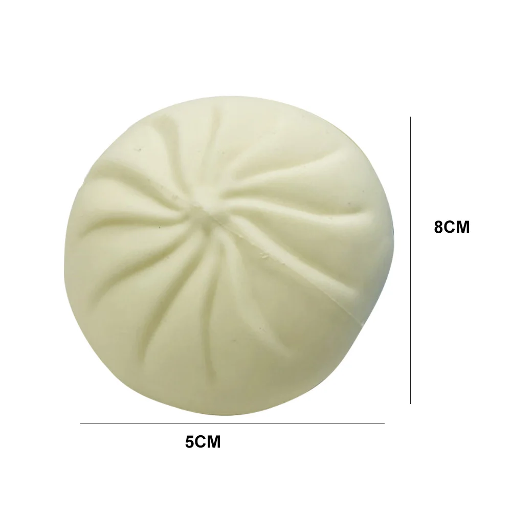 

1Pcs Steamed Stuffed Large Simulation Steamed Dumplings Decompression Squeeze Toys For Children Adults Stress Relief Vent