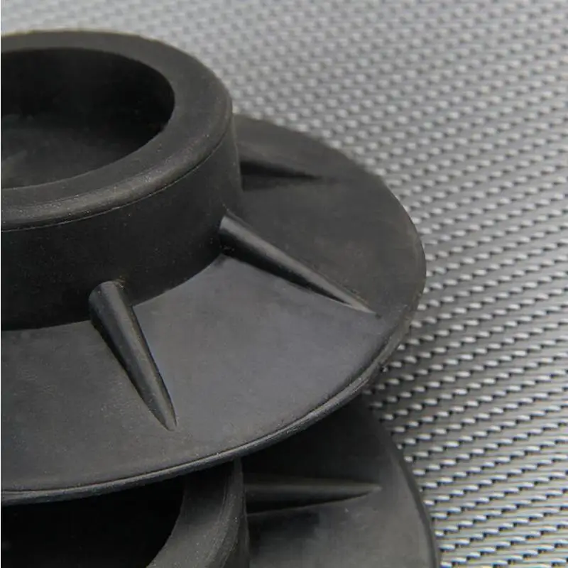 4 шт. резиновые стиральной машины анти вибрация коврик протекторы черный мощный