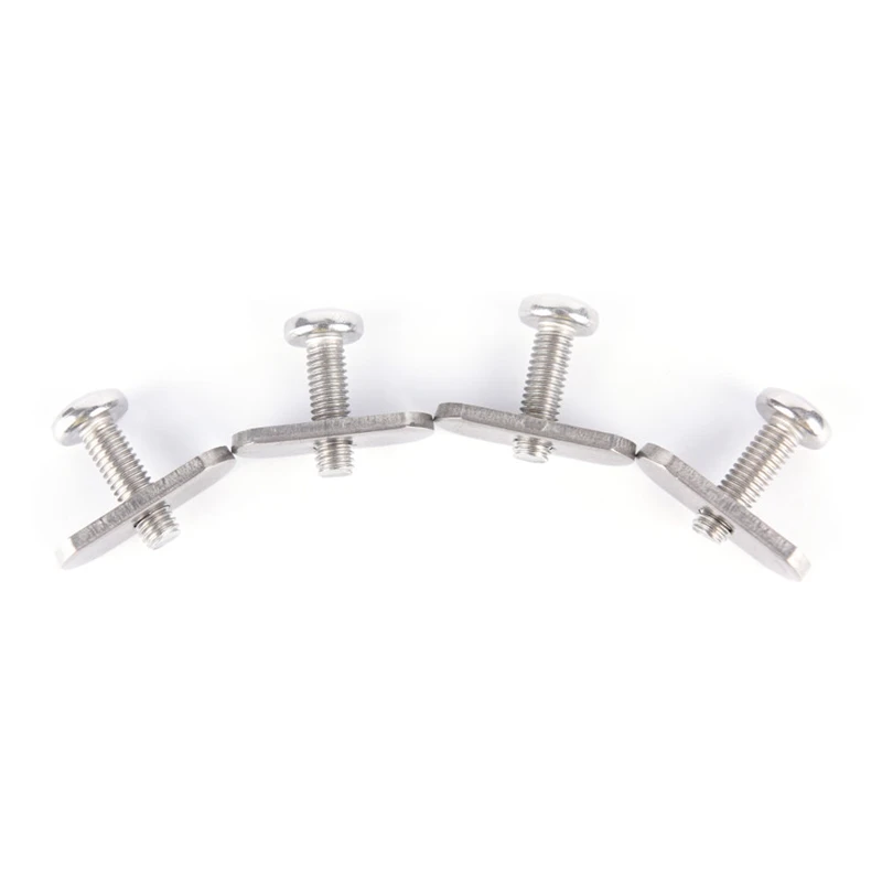 

4Sets Kayak Canoe Boat Screws+Track Nuts Stainless Steel Rail/Track Hardware Gear Mounting Replacement Kayak Accessories