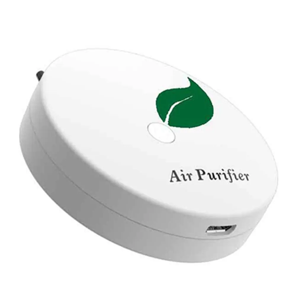 

Portable Mini Household Negative Ion Air Purifier USB Air Cleaner Air Purifier Low Noise Office Outdoor Pendant