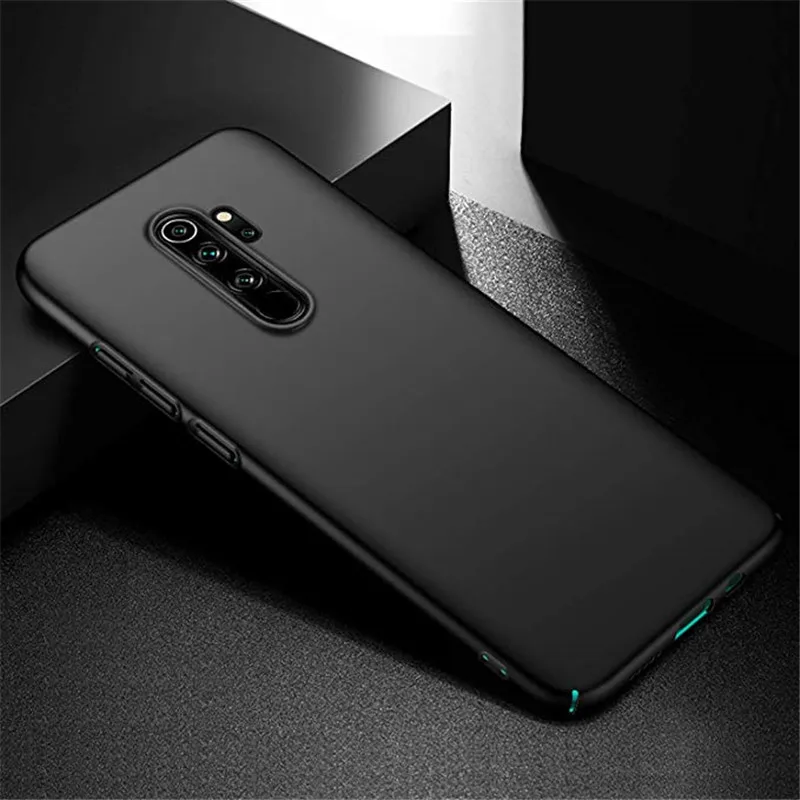 Тонкий Жесткий ПК чехол для Xiaomi Redmi Note 8 Pro Матовая Броня задняя крышка