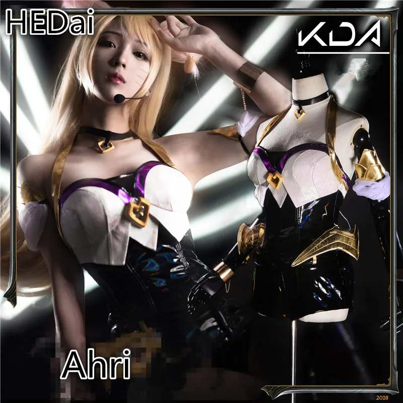 

Костюм для косплея ахри LOL KDA из девятихвостой лисы, Индивидуальный размер, kda рождественские Подарочные костюмы, комплекты, наряды, привлека...
