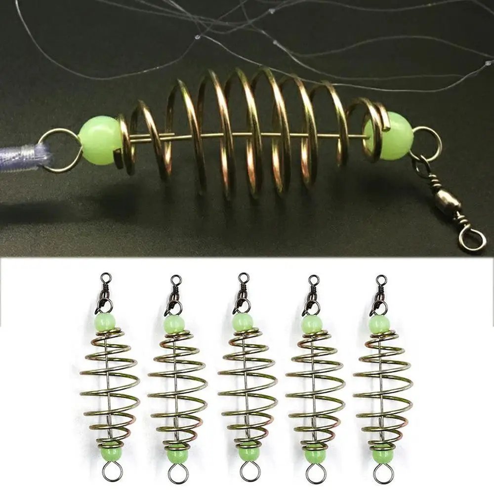 

5 Pcs Olive Type Fishing Bait Spring Bait Fake Bait Steel Accessories Fishing Tackle Fishing D7I0