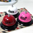 Пивной столик с прессованным звонком, Колокольчик для обслуживания ресторанов, счетчик для отеля, настольный колокольчик, металлическое кольцо, Веселый звонок, погремушка, игрушка 1 шт.