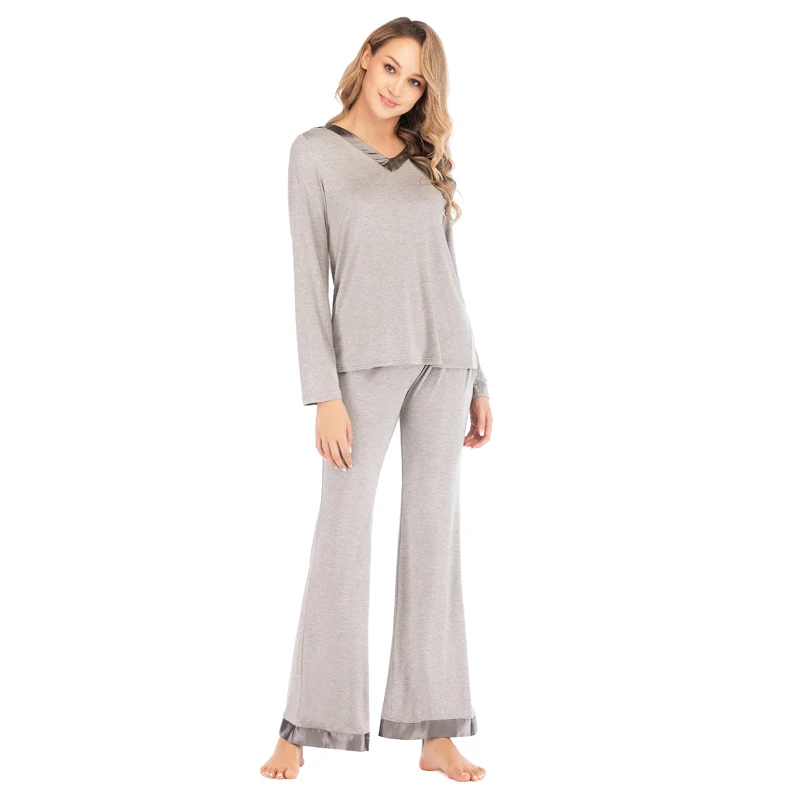 Пижамы для девочек домашняя одежда женские черные пижамы комплекты Милая Ночная