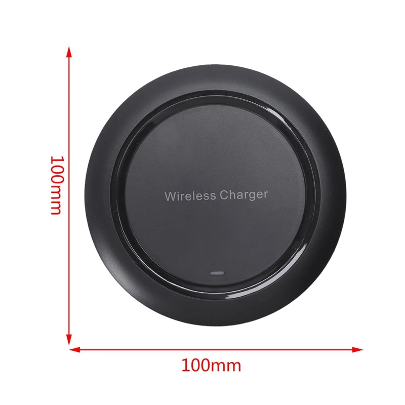 ABKK-Qi Wireless Charger Fast Charging For Iphonex8 Plus Samsung Galaxy S9 Note 9 S7 Edge Mobile Phone | Электроника
