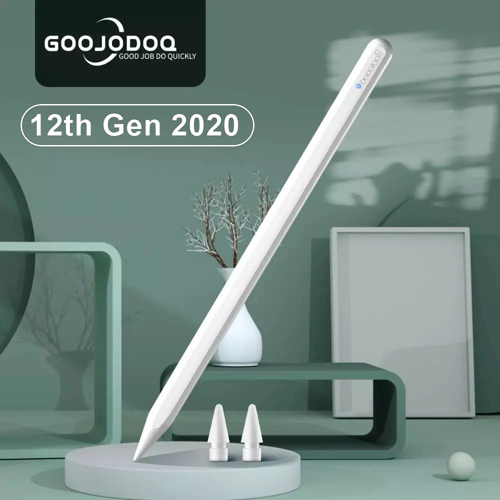 Карандаш GOOJODOQ 12 го поколения для iPad карандаш с откидным наклоном Apple Pencil 2 1 Pro 11 2020