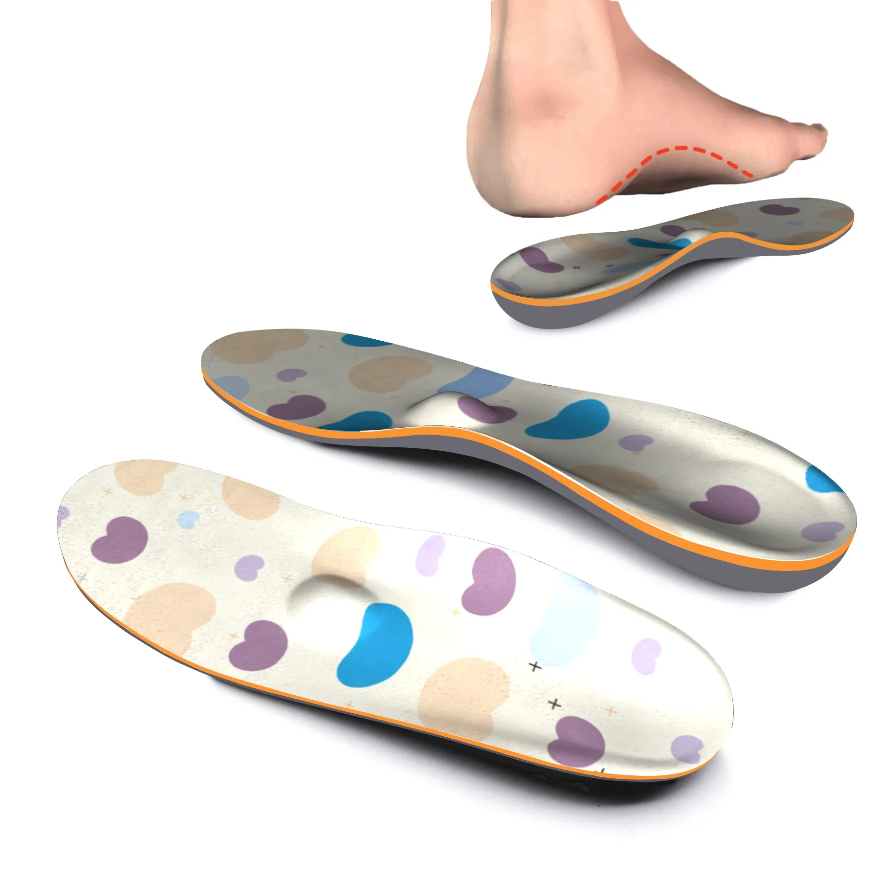 

iFitna High Arch Support Insoles for Men and Women Orthotic Inserts-Flat Feet Foot-Arch Pain Orthotic Insoles Sneaker Insoles
