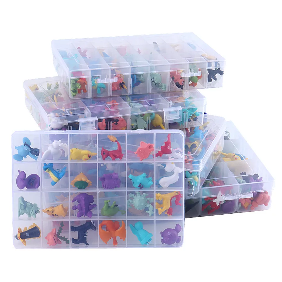 

24/48/72/96/120/144Pcs Styles Pokemon Figures Toys Kawaii Pikachu Mini Doll Collection Toy Model Kids Christmas Gifts Set