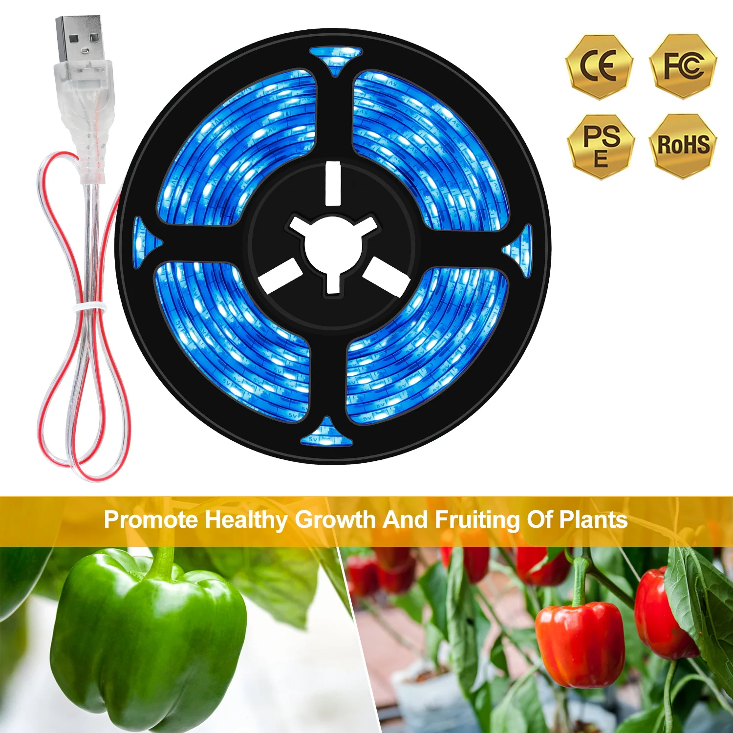 

Светодиодный завода светать светильник s USB 5V 0,5 м, 1 м, 2 м, семена цветов светильник 2835 Чип Фито лампы для внутренней гидропоники, поставки от ...