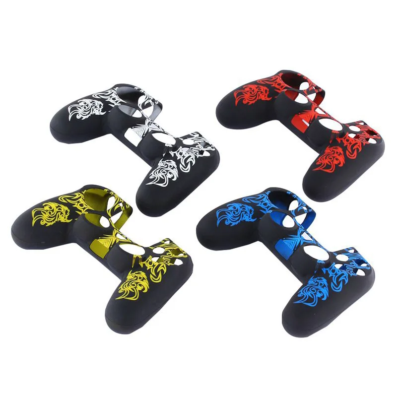 PS4/Slim/Pro Soft Silicone Rubs Case Cover For SONY Playstation 4 PS4 Controller Protection Pro Slim Gamepad | Электроника