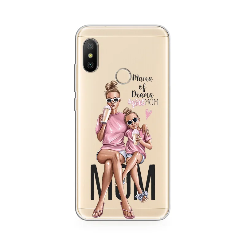 Patterned 6 Чехлы ciciber для телефонов Redmi Note 7 8 6 5 4 A 3 X Pro, мягкий чехол из ТПУ для Xiaomi Redmi 6 5 4 3 A X S Plus Pro S2 Super Mom Girls - Цвет: Patterned 6