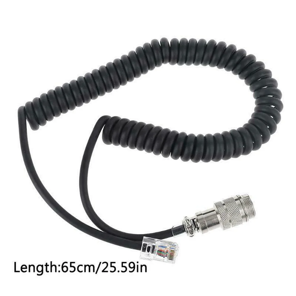 

Brand New And High Quality 8Pin To RJ-45 Modular Plug Mic Cable Adapter For Yaesu Microphone MD-200 MD-100
