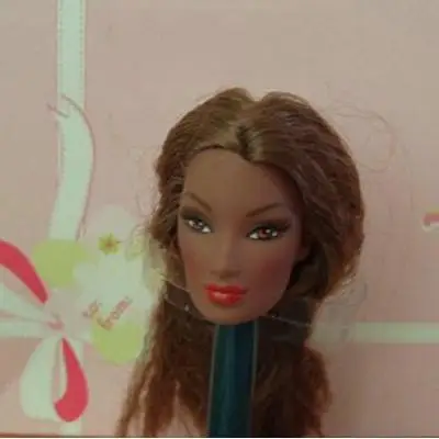 Крутая кукла голова костюм для 30 см женская кукла - Цвет: A Only the doll head