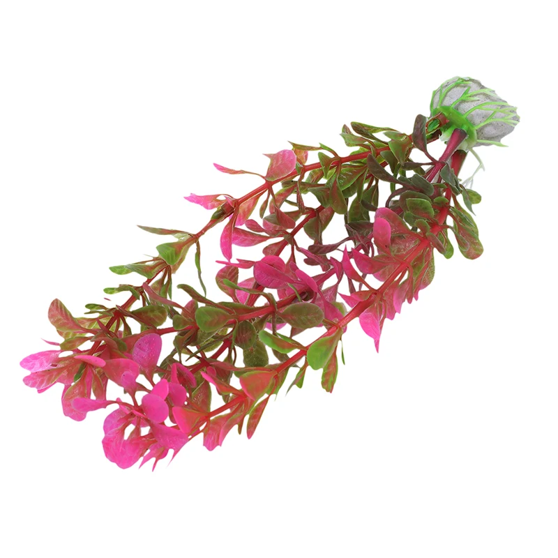 BEST18cm искусственное пластиковое растение украшение аквариума Fuschia|Декорации| |