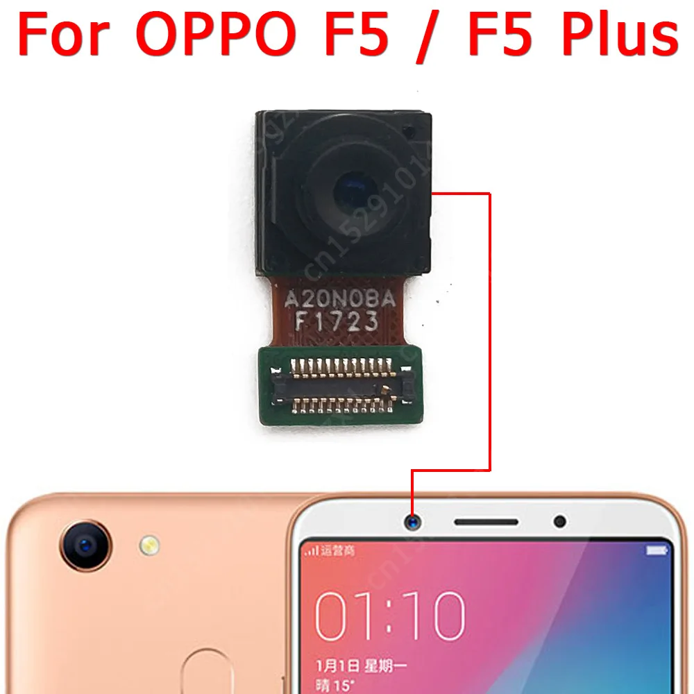 

Оригинальная фронтальная камера для OPPO F5 Plus, маленькая фронтальная селфи-камера, модуль, аксессуары для телефона, замена, ремонт, запасные ч...