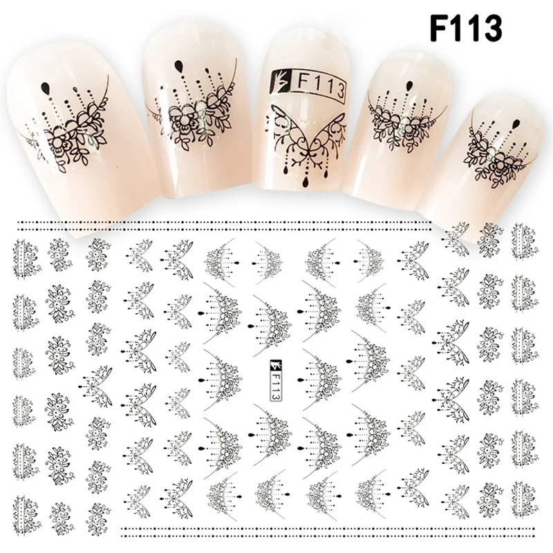 7 шт 3D супер тонкие наклейки для ногтей Клей накладных маникюра тропические
