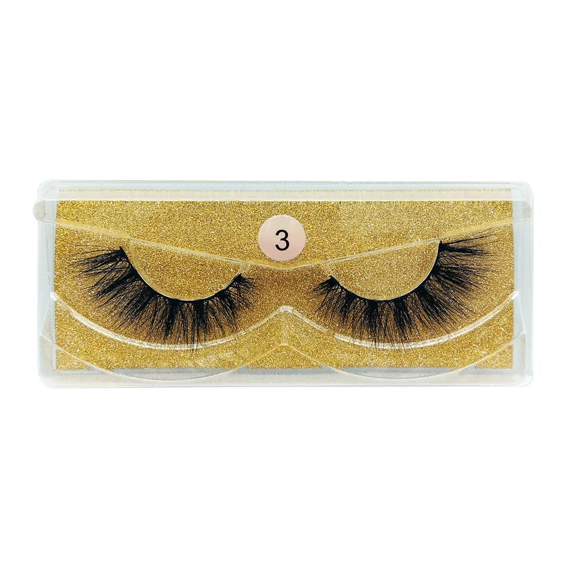 

3D Eyelashes Lashes Mink Lashes Natural With Eyelash Beauty Supplies Makeup False Eyelashes Faux Cils