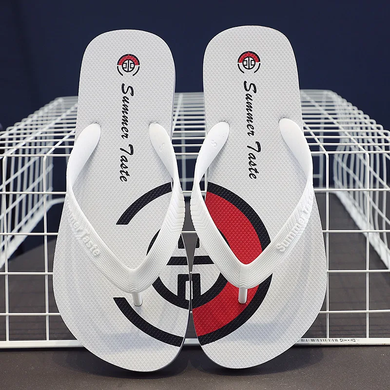 

Summer Sandals Men Non-slip Slippers Flat Comfortable Men's Flip Flops Casual Shoes Beach Slides