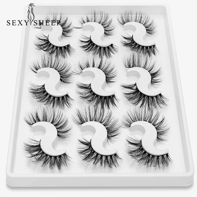 SEXYSHEEP 5/9 пар накладные ресницы толстые перекрещивающиеся наращивание ресниц