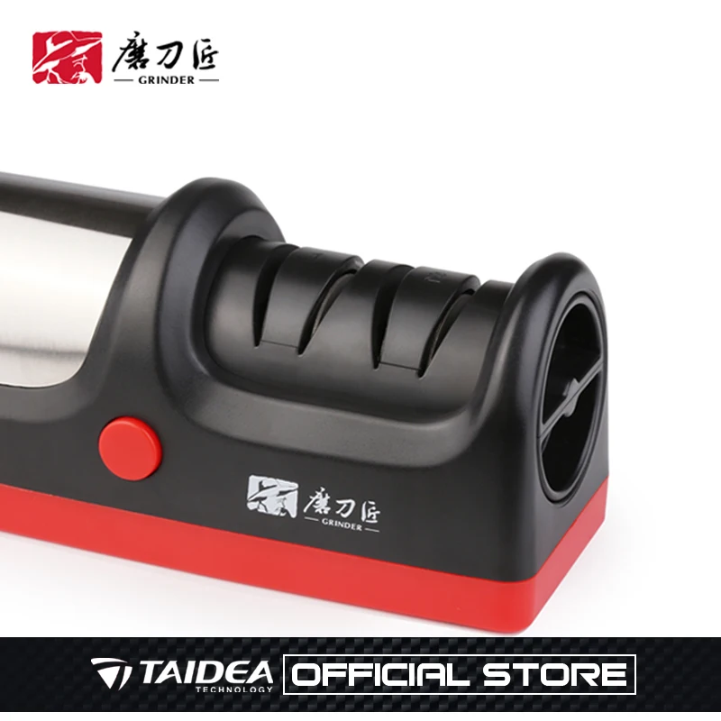 

GRINDER New electric knife sharpener TG1904 4-Stages Sharpening Adjustable Angle Fsat knife sharpener Roller Diamond Ceramic
