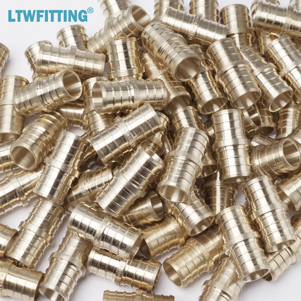Латунный обжимной фитинг LTWFITTING PEX 3/4 дюйма бессвинцовая муфта PEX|crimp fitting|brass fittingspex