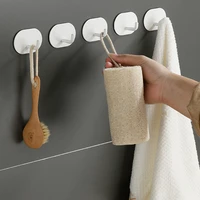 stainless steel hooks key holder self adhesive wall hook for bathroom kitchen towel hook home accessories bag coat hanger rack