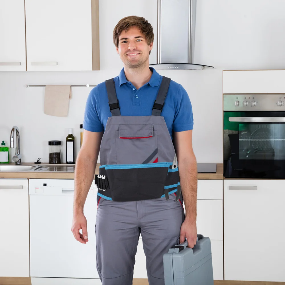 

1pc Multifunction Waist Bag Large Capacity Tool Pouch Electrician Carrying Bag