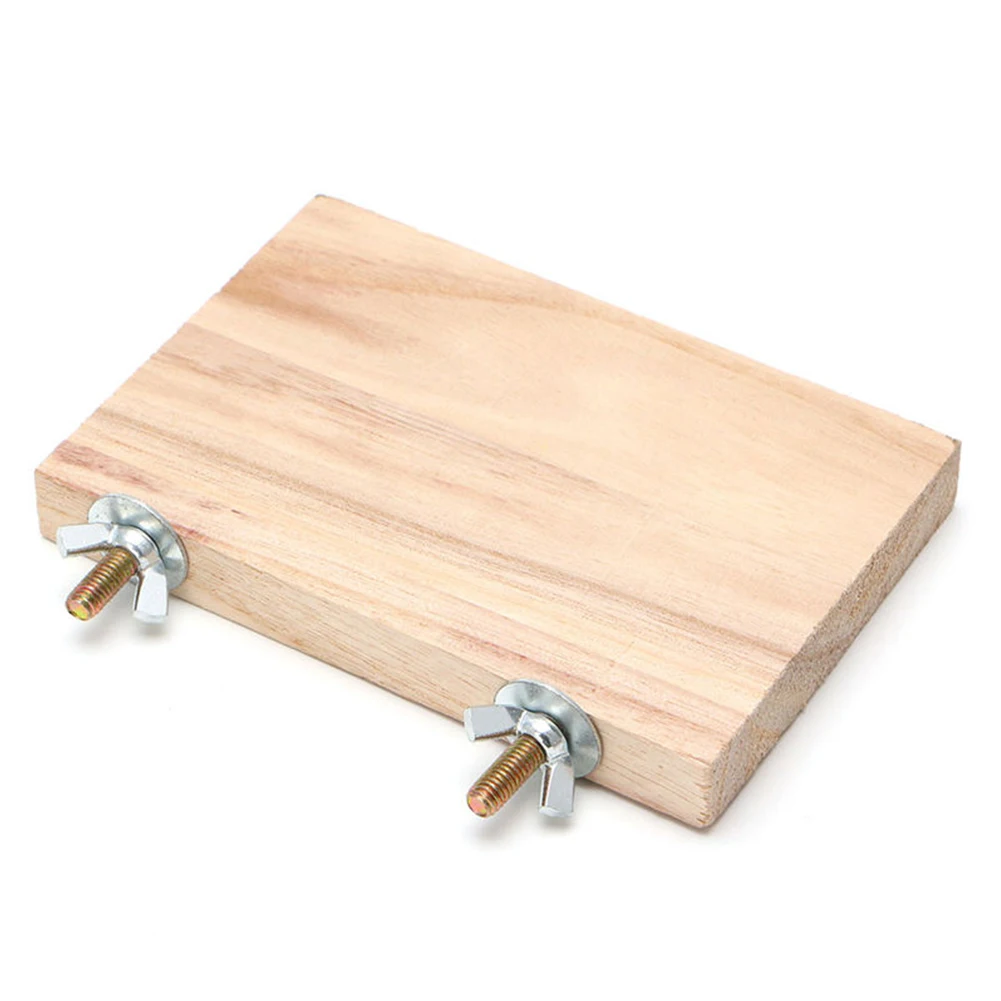 Распродажа! натуральный деревянная клетка для попугая Жердочки стойки платформы