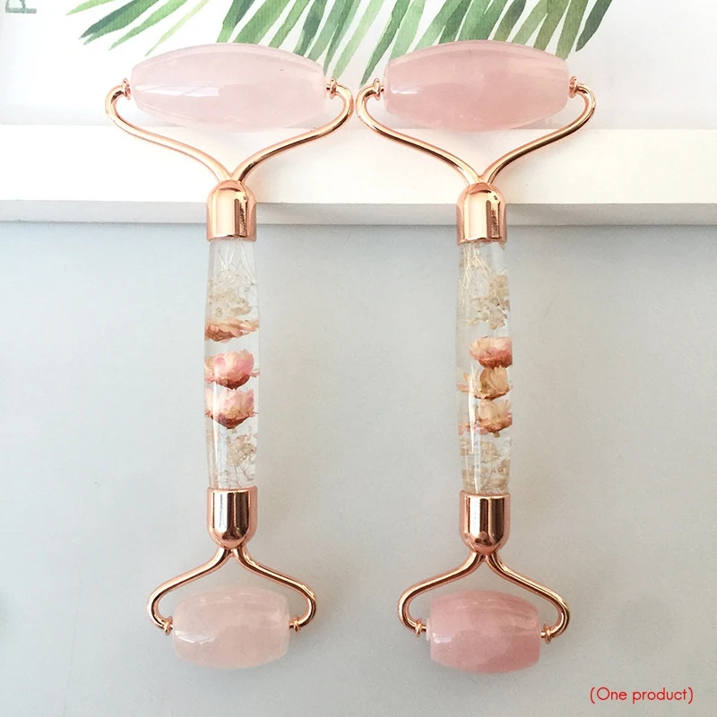 

Double Heads Facial Massage Roller Guasha Board Slimming Face Lift Body Skin Relaxation Slimming Neck Thin Beauty Tool